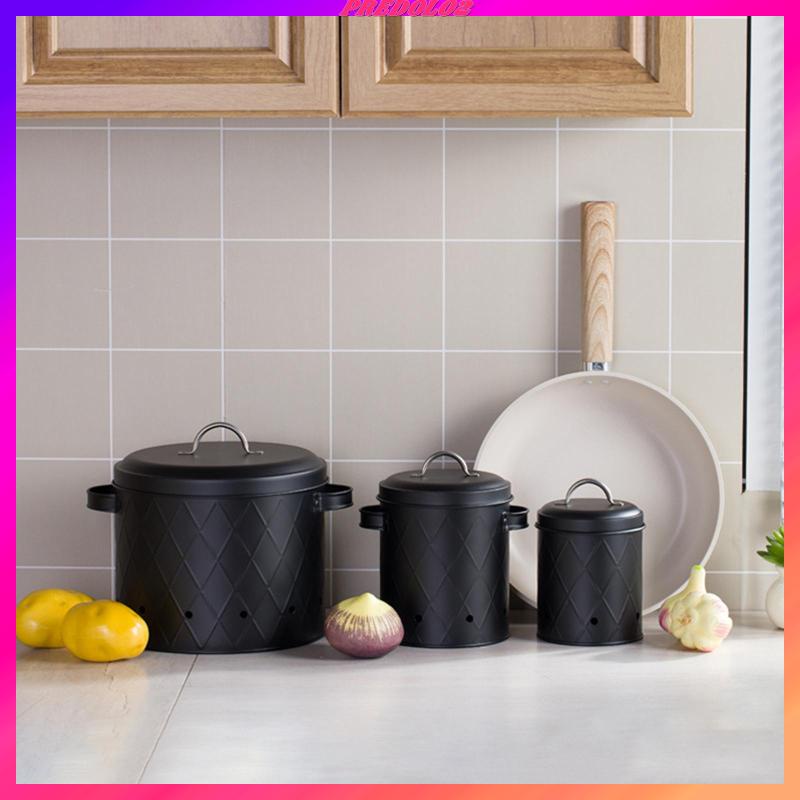 Bộ 3 Dụng Cụ Nghiền Khoai Tây / Tỏi / Khoai Tây Chiên Đa Năng Bằng Thiếc Tiện Dụng Cho Nhà Bếp