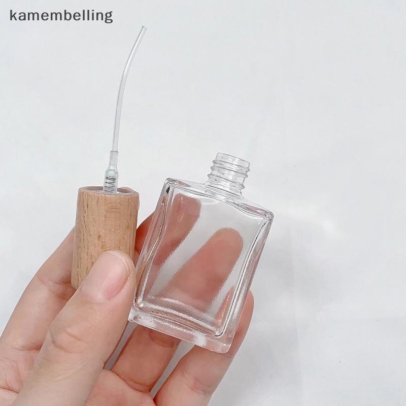 Chai Thủy Tinh Rỗng Hình Vuông 15ml Đựng Mỹ Phẩm Có Vòi Bơm