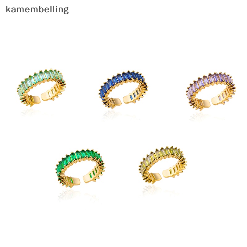 Nhẫn Hở Mạ Vàng Đính Đá Zircon Phong Cách Boho Thời Trang Cho Nữ