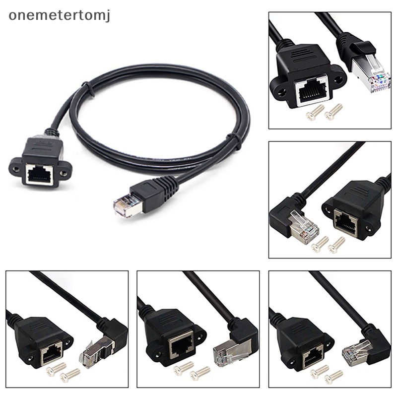 Cáp Mở Rộng 8Pin RJ45 Mạng LAN 8 Pin Góc 90 Độ