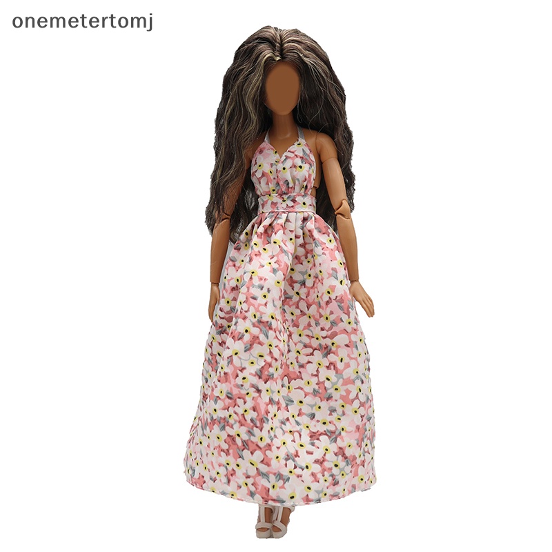 Onemetertomj 1 Đầm Hai Dây Có Màng Bọc Phụ Kiện Làm Quà Tặng Cho Búp Bê