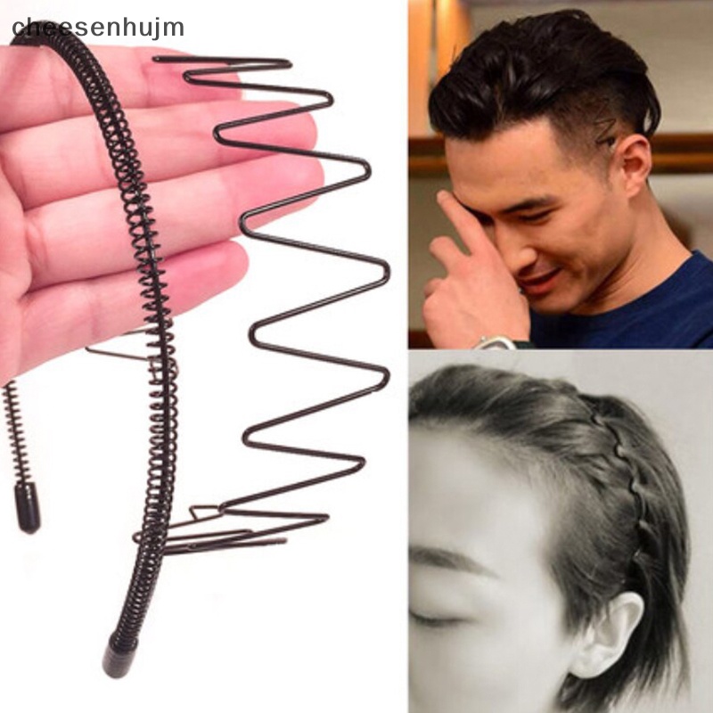 Set 6 Băng Đô Cài Tóc Bằng Kim Loại Chống Trượt Phong Cách Thể Thao Cho Nam Và Nữ