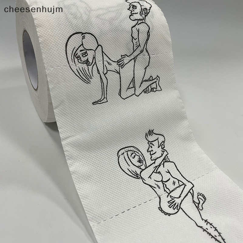 Giấy Vệ Sinh 3 Lớp Họa Tiết Vui Nhộn Dành Cho Phòng Tắm