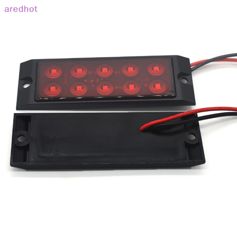 1 Đèn Tín Hiệu 12-24V 10 Bóng Led Hai Mặt Chống Nước Gắn Đuôi Xe Tải Mới