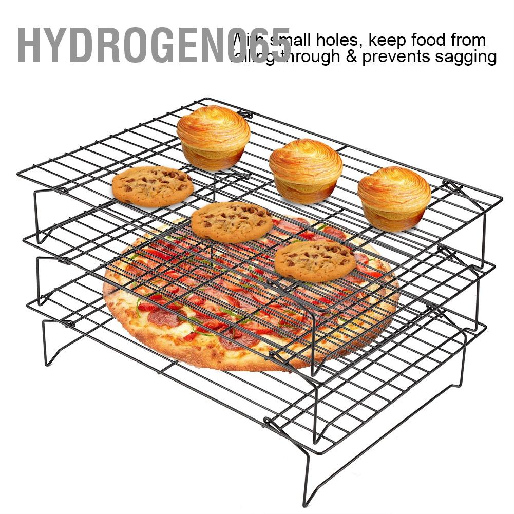 Hydrogen065 Giá làm mát bằng thép không gỉ Khay nướng chống dính cho bánh quy / ngọt mì