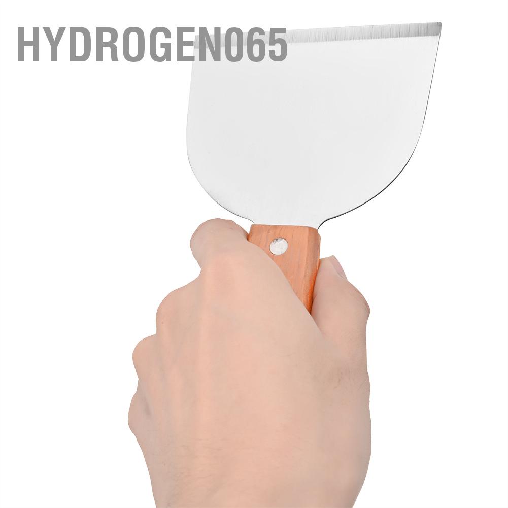 Hydrogen065 Thép không gỉ Nướng BBQ Grill Scraper Nhà bếp Nấu ăn Steak Xẻng chiên Pancake Flipper