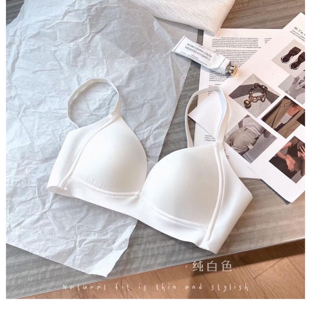 Áo Ngực Một Mảnh Không Gọng Không Đường May Siêu Mỏng Nâng Ngực Lớn Thoải Mái Cho Nữ