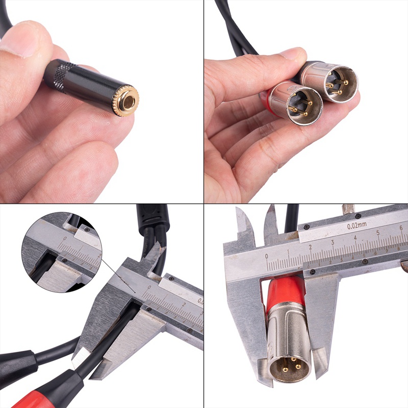 Cáp ChuyểN ĐổI Âm Thanh Chữ Y 3.5mm Sang 3Pin XLR Y 3 Pin Cho Tai Nghe Micro