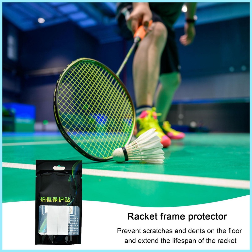 Miếng Dán Bảo Vệ Khung Vợt Tennis Chống Trầy Xước Tiện Dụng