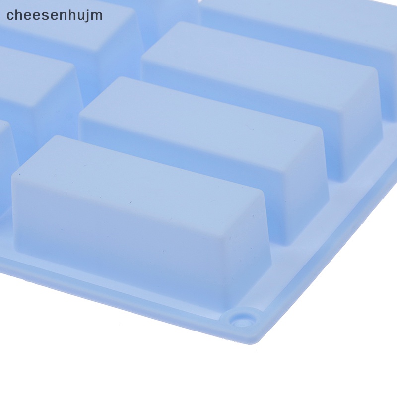 Khuôn Silicon 12 Ngăn Hình Chữ Nhật Làm Xà Phòng / Sô Cô La / Đất Sét