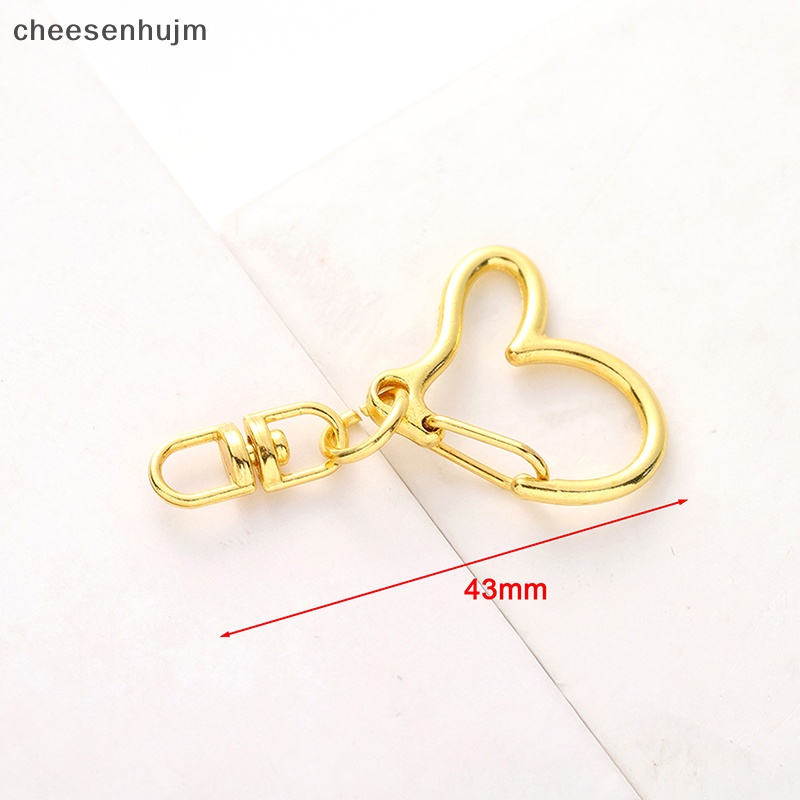 Set 10 Móc Khóa Hình Trái Tim Rỗng DIY