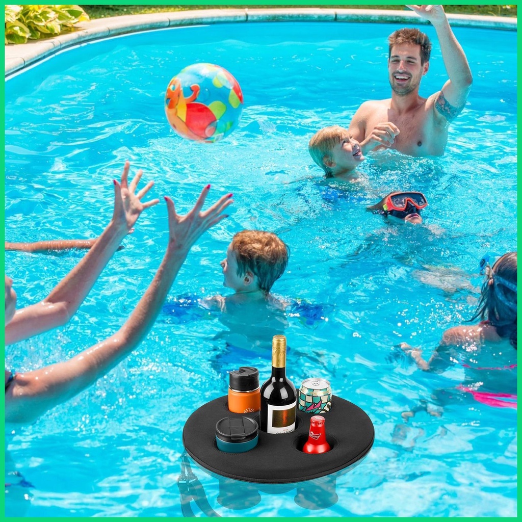 Giá Đỡ Đồ Uống Nổi 5 Lỗ Nổi Trên Mặt Nước Nóng / Bồn Tắm / Spa / Tiệc Tùng