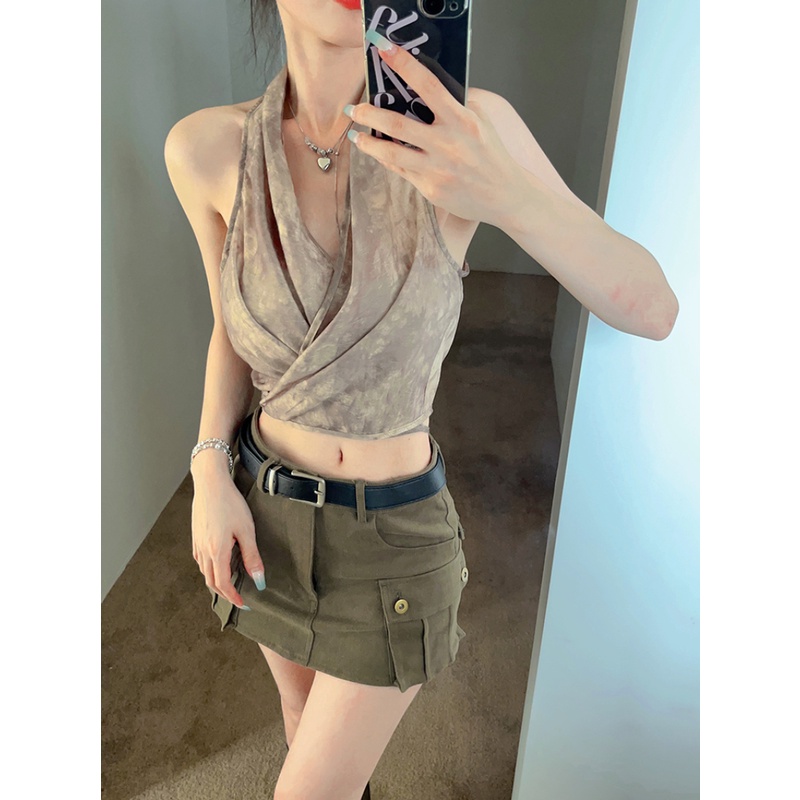 Áo Sát Nách Cổ Chữ V Thời Trang Đi Biển