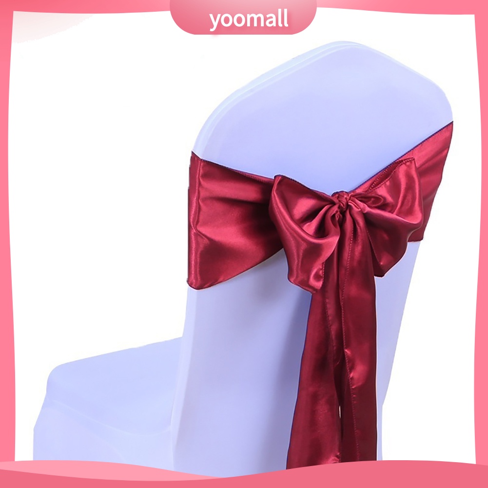 Dây Ruy Băng Thắt Nơ Lưng Trang Trí Ghế Ngồi Khách Sạn / Tiệc Cưới