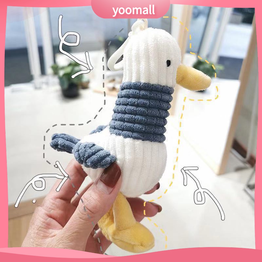 Móc Khóa Búp Bê Hoạt Hình Nhồi Bông Mini Đáng Yêu