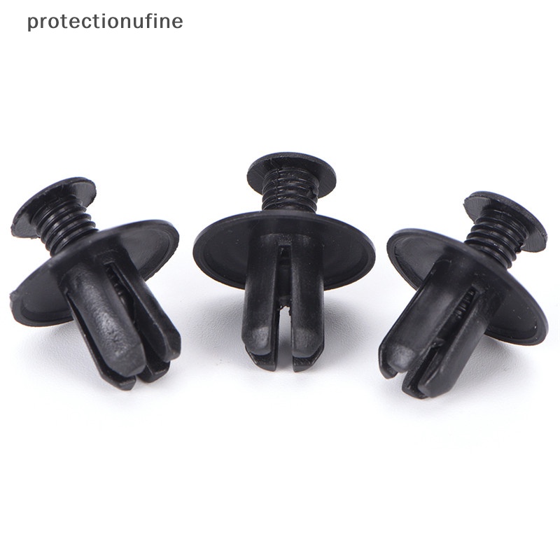 FENDER 50 Đinh Tán Nhựa Màu Đen 8mm Cho Lá Chắn Xe Hơi PR3VN