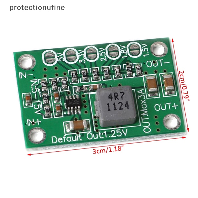 Bảng Mạch Hạ Áp PR3VN DC Từ 5-16V Xuống 1.25V 1.5V 1.8V 2.5V 3.3V 5V 3A Martijn Chuyên Dụng