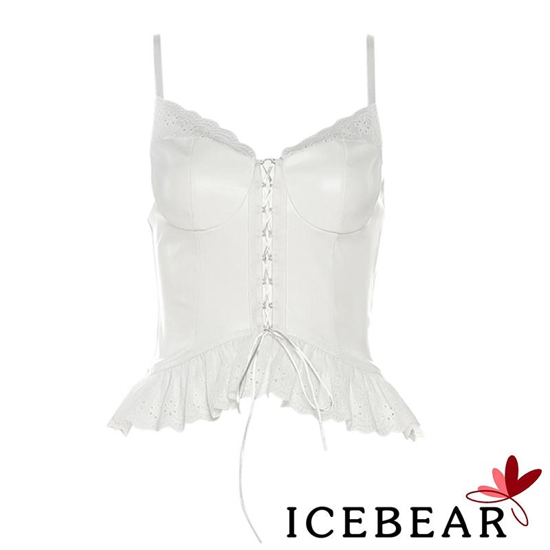 Áo Hai Dây Hở Lưng Cột Dây Phối Ren Thời Trang Mùa Hè Cho Nữ