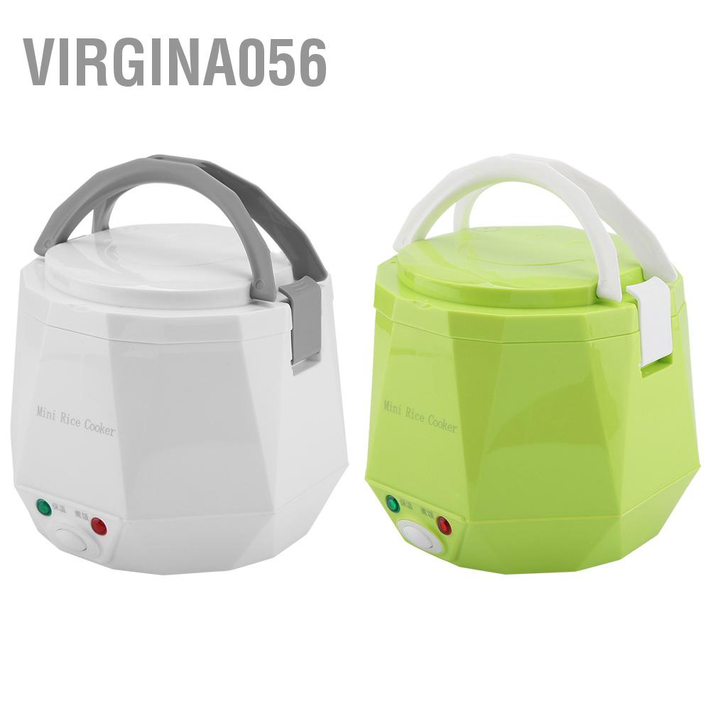 Virgina056 Nồi Cơm Điện Đa Năng Cầm Tay 12V 100W 1.3 L  Hấp Thực Phẩm Cho Ô Tô