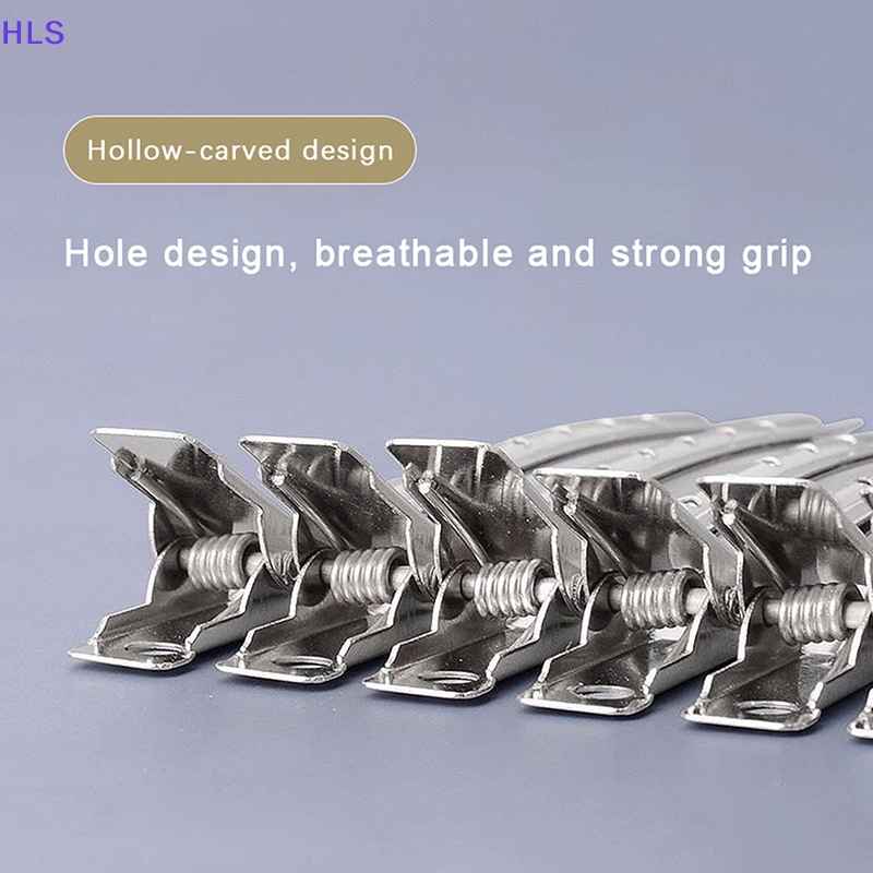 Set 10 Kẹp Tóc Tạo Kiểu DIY Bằng Kim Loại Chuyên Dụng Cho Salon