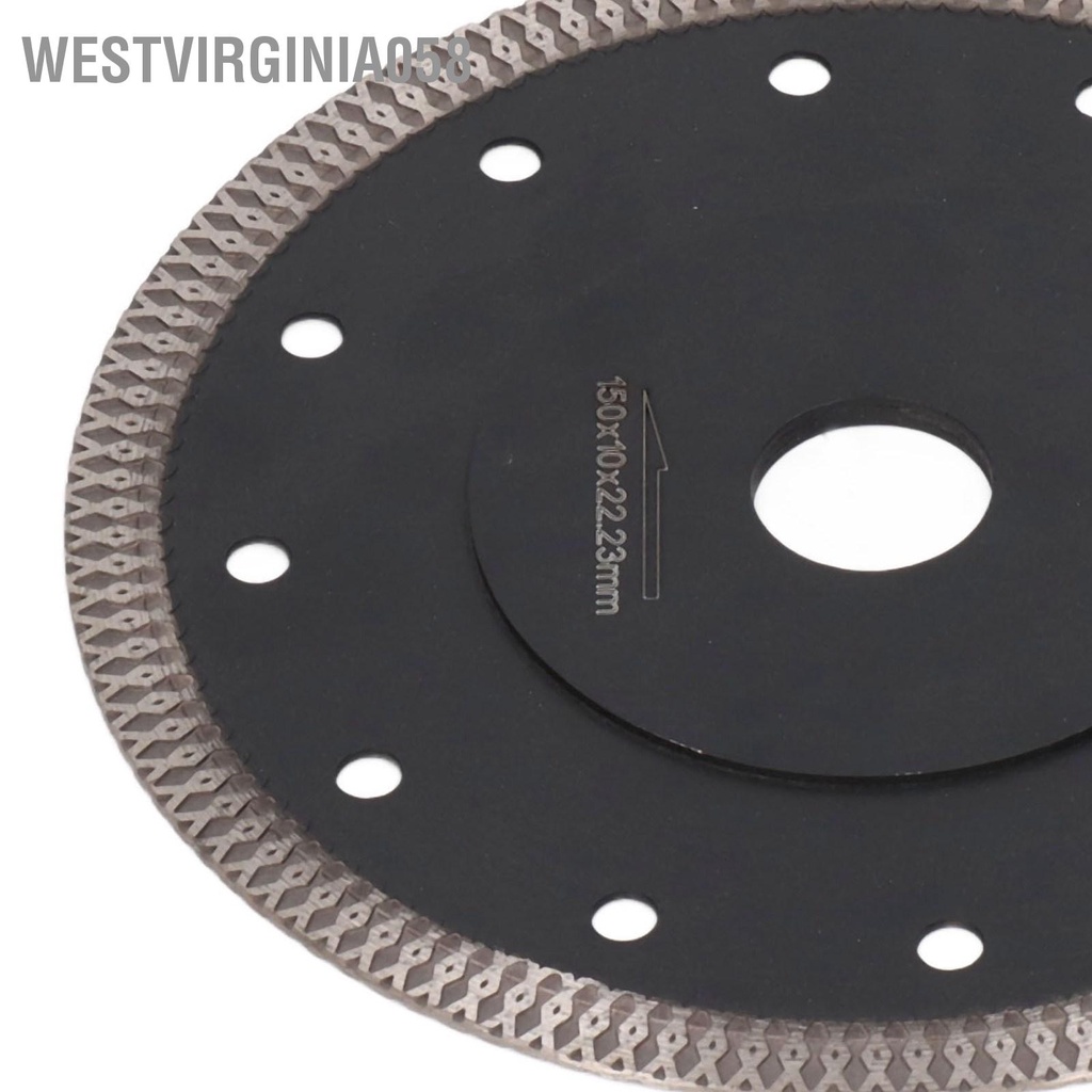 Westvirginia058 Lưỡi cưa kim cương tròn với bánh xe mài góc lưới mặt bích cho gạch đá cẩm thạch