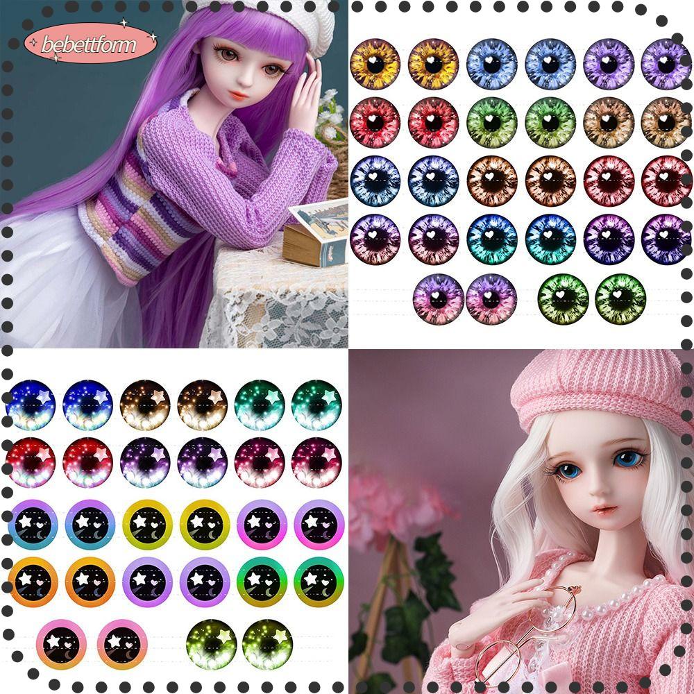 BEBETTERM Set 50 / 25 Cặp Mắt Động Vật Bằng Đá Quý