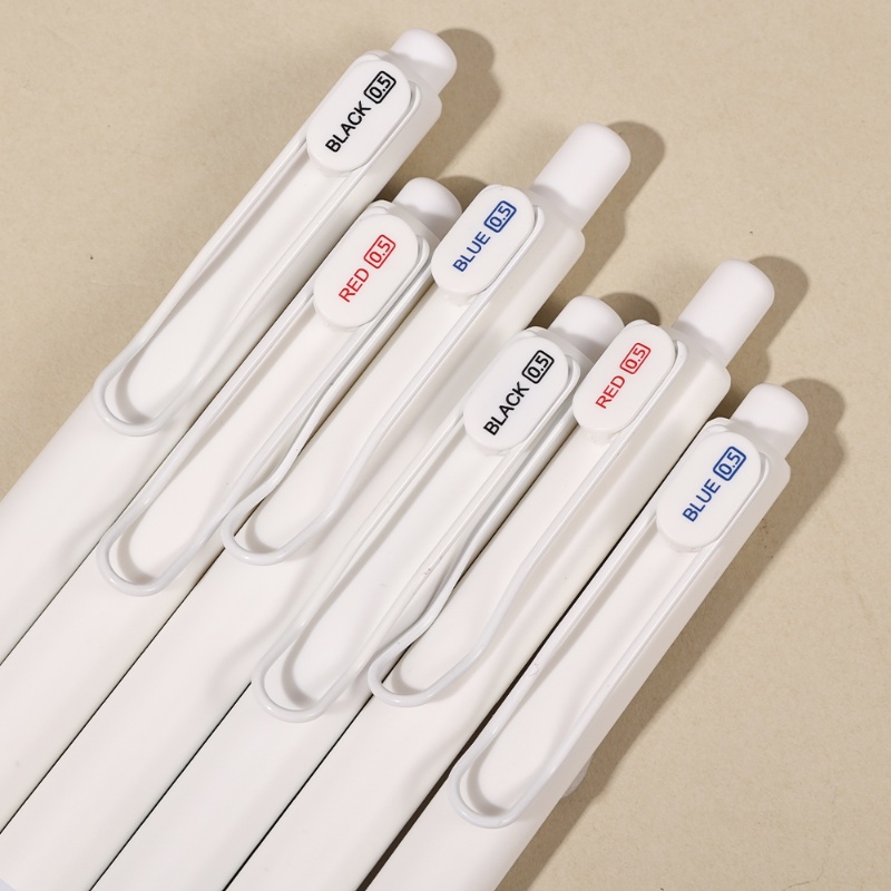 Bút Mực Gel Ngòi Bút 0.5mm Mực Đen / Đỏ / Xanh Dương Độc Đáo Cho Học Sinh / Văn Phòng