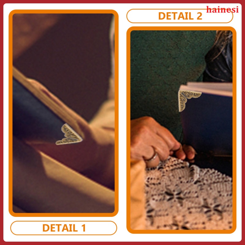 Bộ 50 / 50 Miếng Bọc Cạnh Cổ Áo Phong Cách Vintage