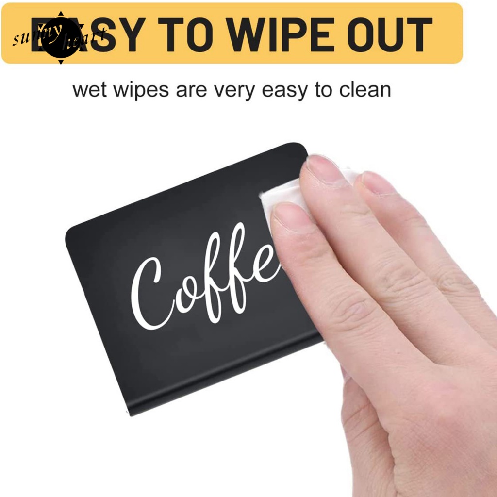 Sunnyheart Bảng Đen Mini Bằng PVC Đặc Biệt Không Dễ Bị Hư Hại Cho Tiệc Cưới Và Sự Kiện Đặc Biệt