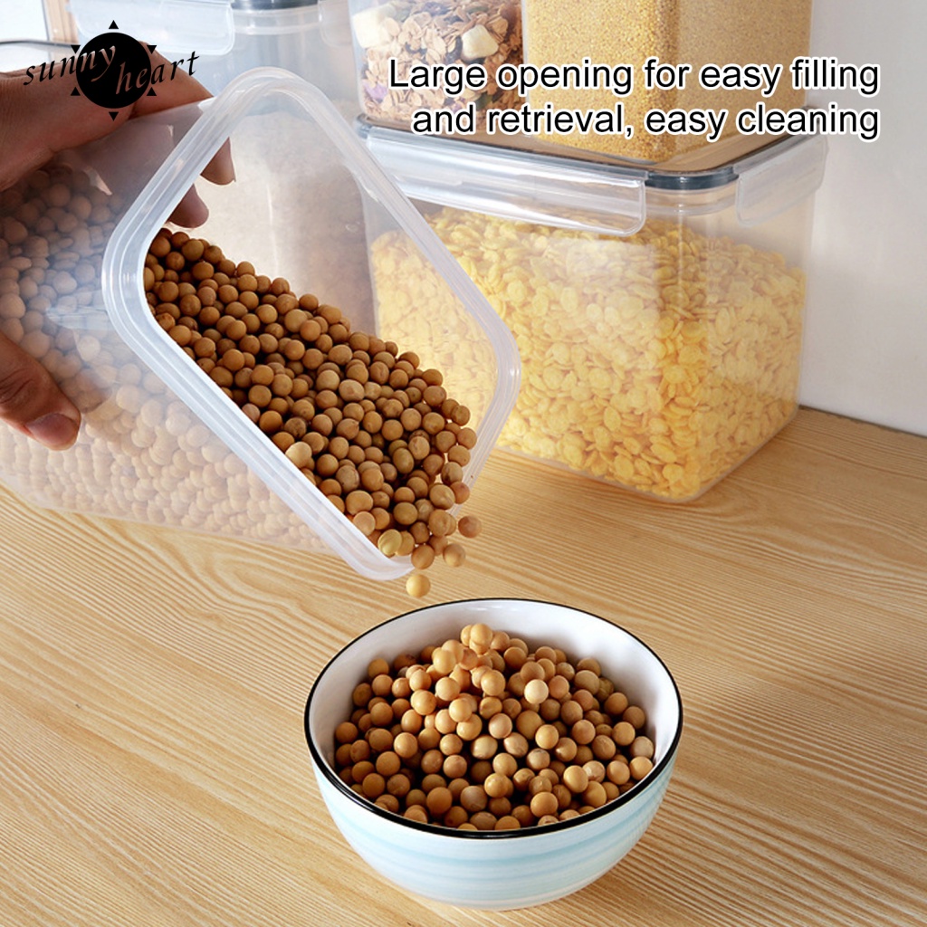 Sunnyheart Hộp Nhựa Đựng Thực Phẩm Làm Bánh Chia Ngăn Chắc Chắn Cho Nhà Bếp Mate