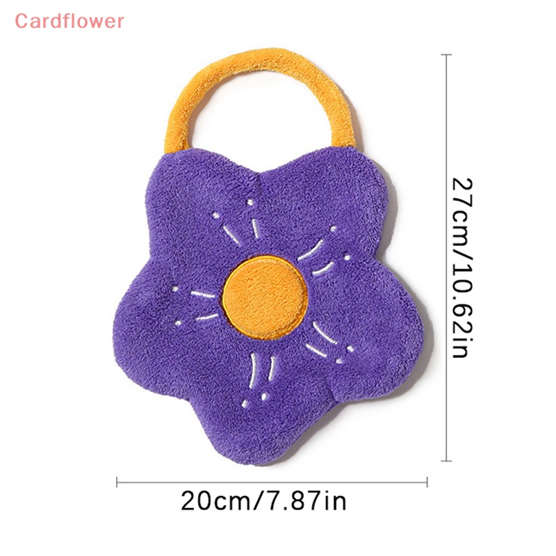 Khăn Lau Tay Nhanh Khô Thấm Hút Tốt Hình Hoa Sáng Tạo Mới