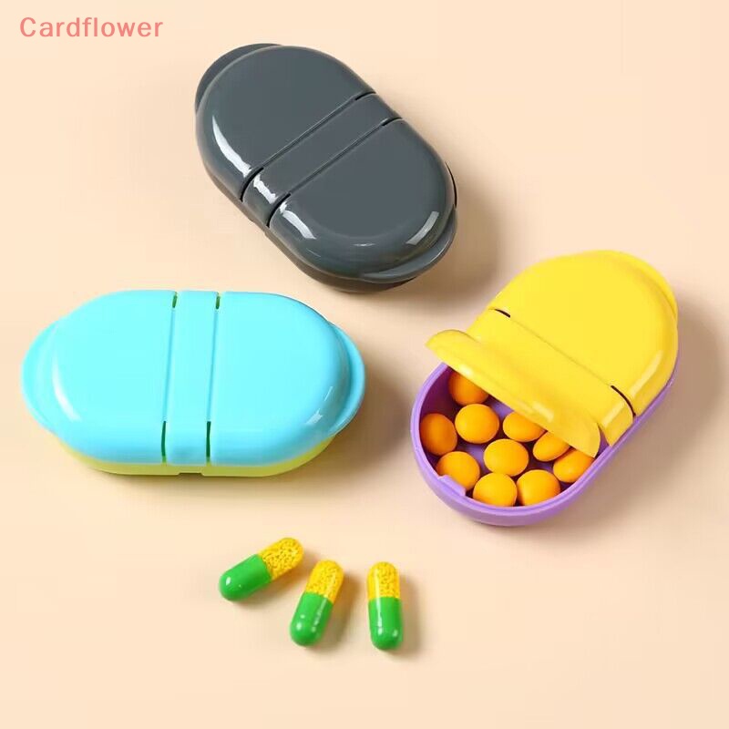 Hộp Đựng Thuốc Mini 2 Ngăn Tiện Lợi Du Lịch Mới