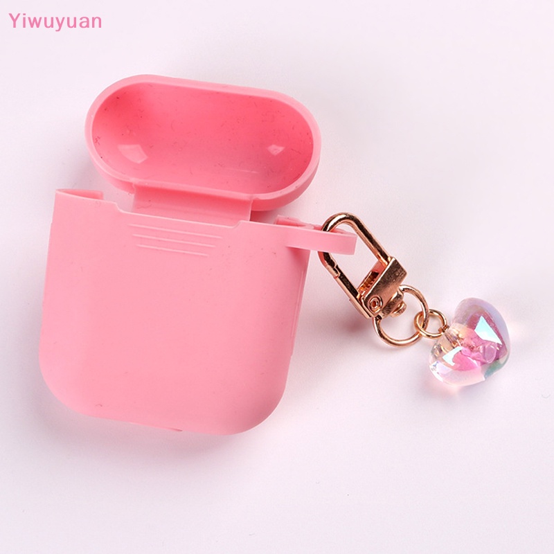 &lt; Yiwuyuan &gt; Móc Chìa Khóa Hình Trái Tim Lấp Lánh Phong Cách Hàn Quốc Thời Trang Cho Nữ