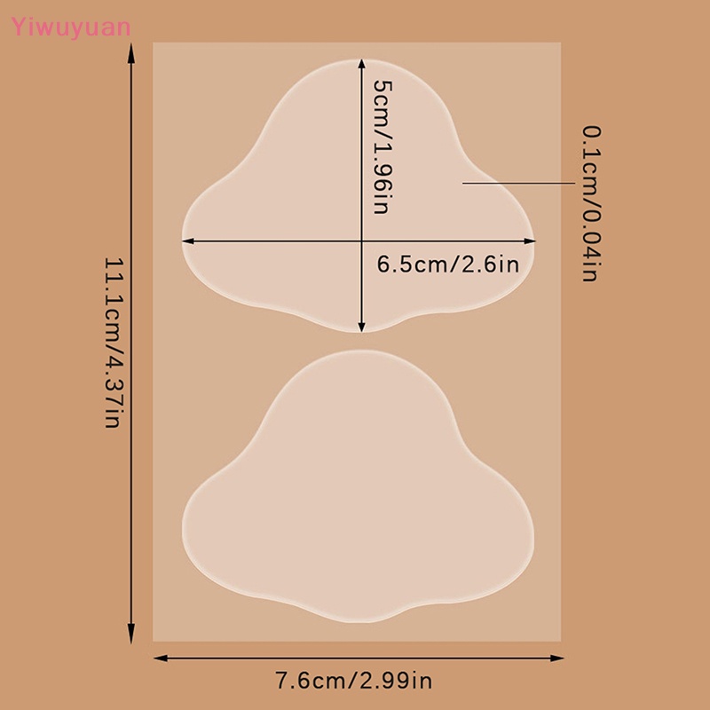 Bộ 2 Miếng Dán Bảo Vệ Gót Chân Chống Nước Chống Ma Sát Mới