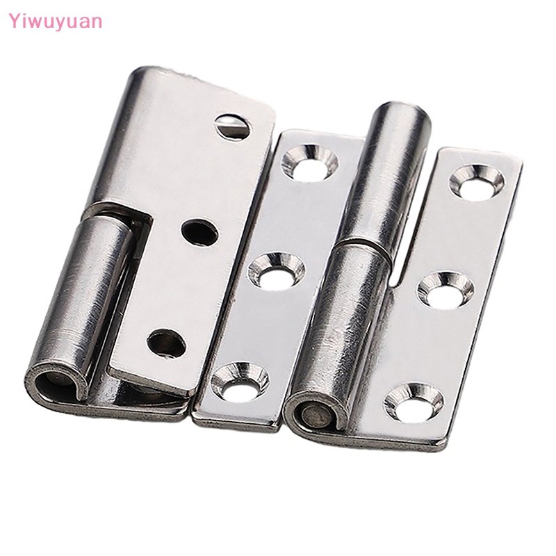 Bản Lề Inox 304 Dày Chất Lượng Cao Có Thể Tháo Rời Cho Cửa Sổ / Tủ Điện Windows Mới