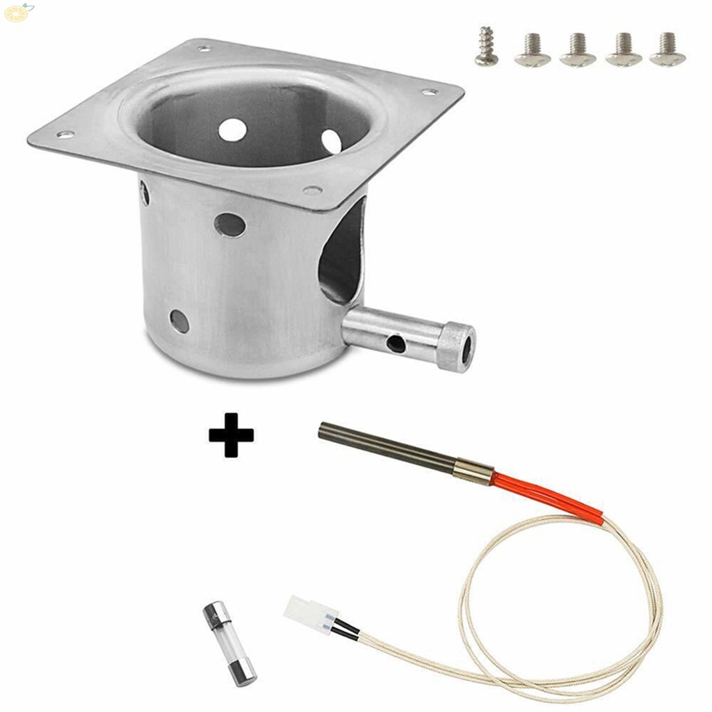 【VARSTR】Durable Upgrade Stainless Steel Fire Burn Pot for Traeger and Boss Pellet Grills