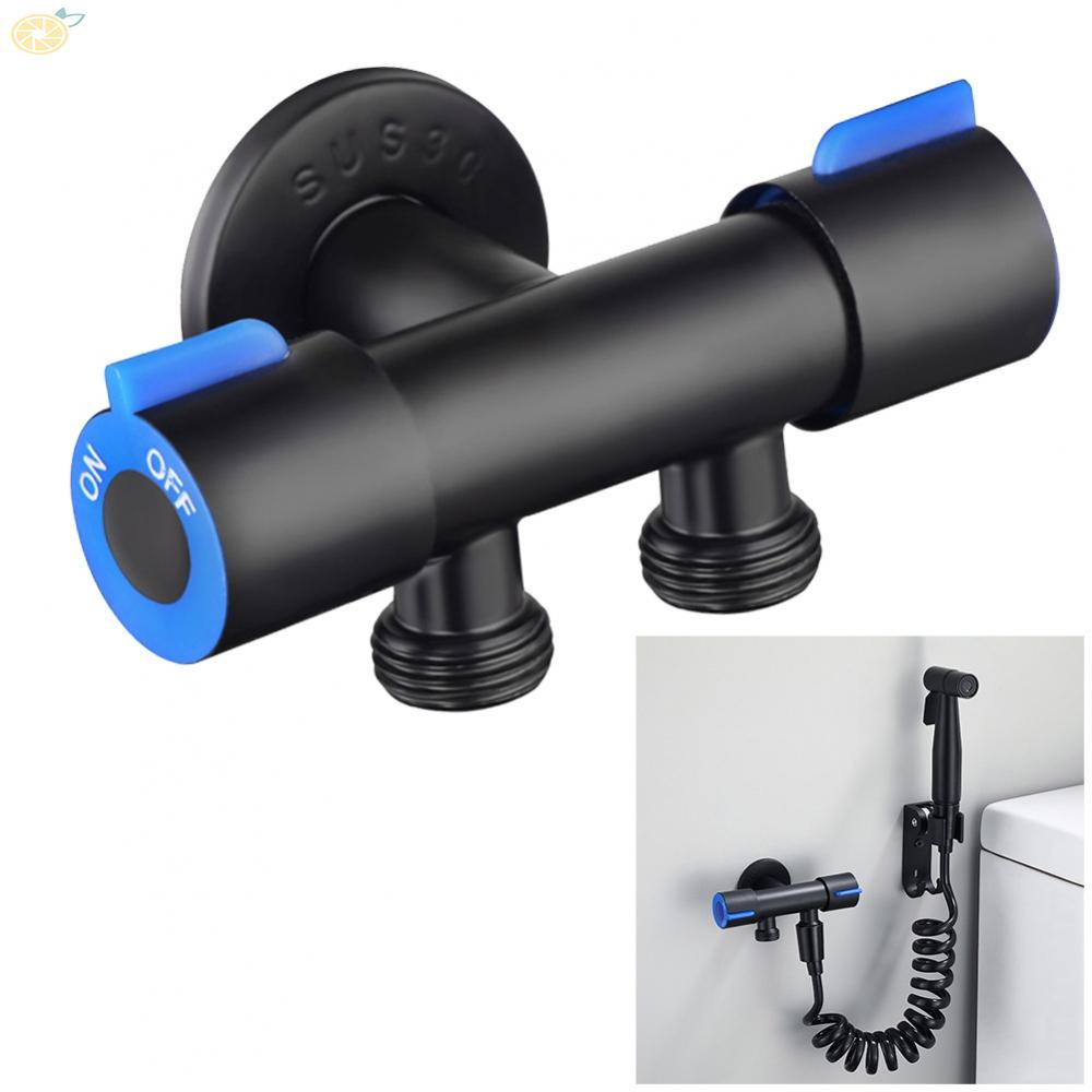 【VARSTR】Bibcock Splitter Stainless Steel Washing Machine Faucet Outdoor Garden