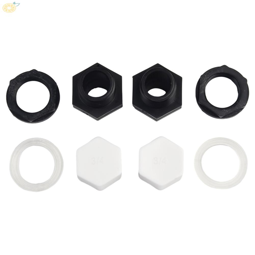 【VARSTR】Screw Connections Accessories Black/white Garden PE With Sealing Covers
