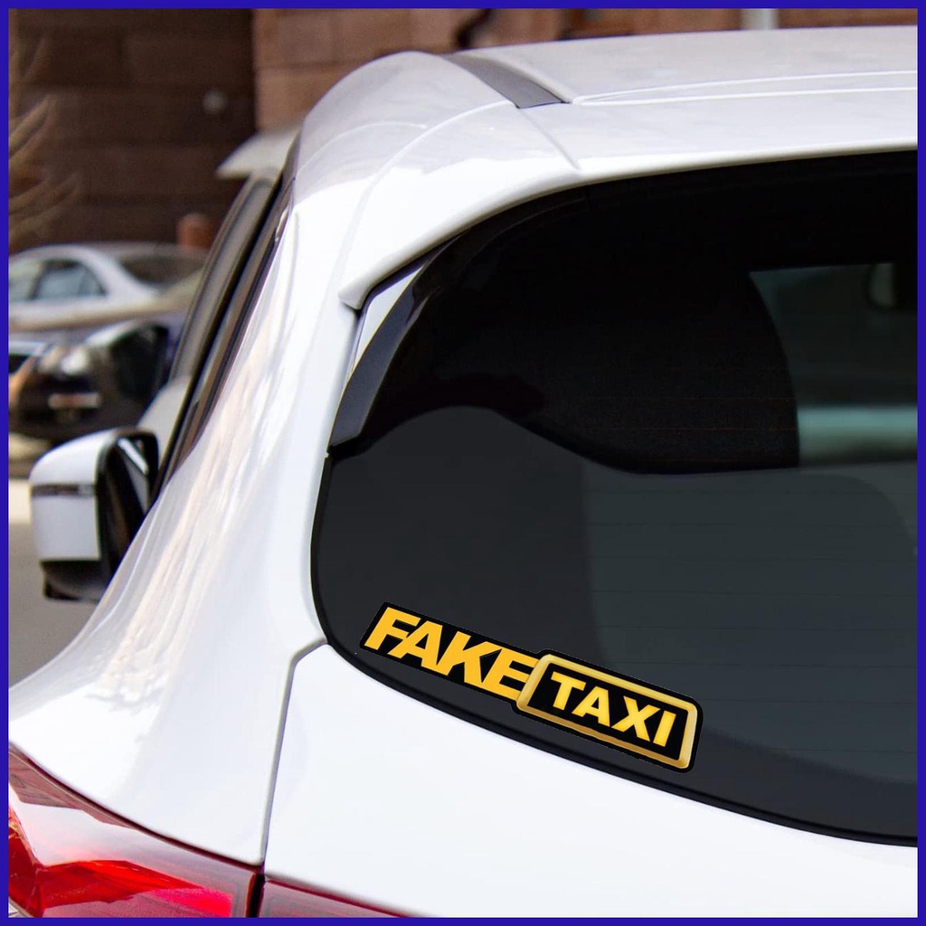 Logo Taxi Giả Dán Trang Trí Xe Hơi Xe Máy Chống Chịu Thời Tiết
