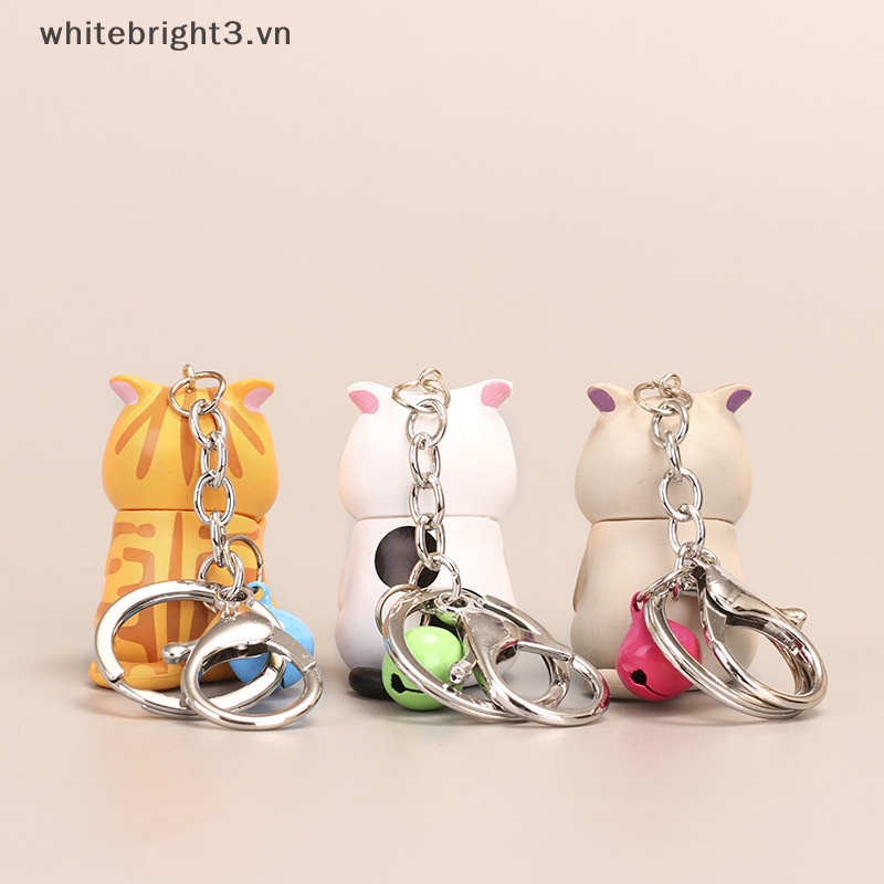 * Móc Khóa Hình Mèo Chubby Dễ Thương