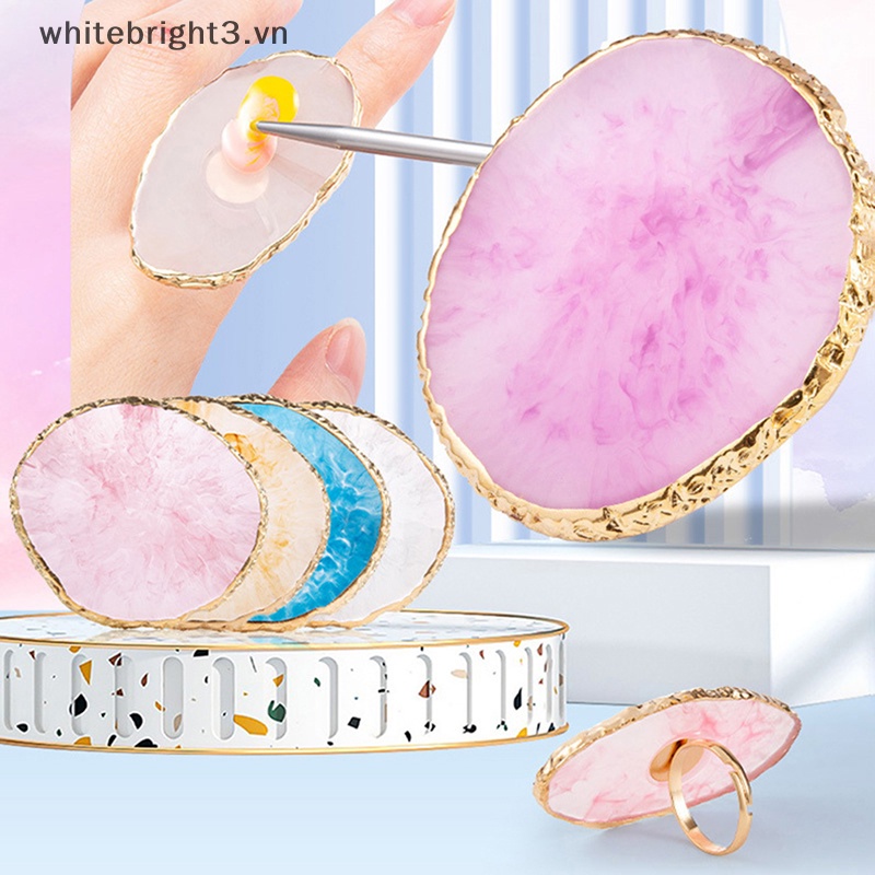 1 Khay Đựng Hạt Nhựa Resin Sơn Móng Tay Nghệ Thuật DIY