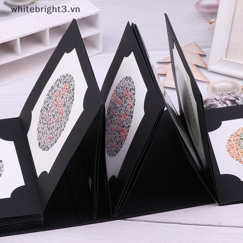 * Sách Thử Nghiệm Làm Đẹp Ishihara 38 Tấm Quang Học Màu Sắc Mù