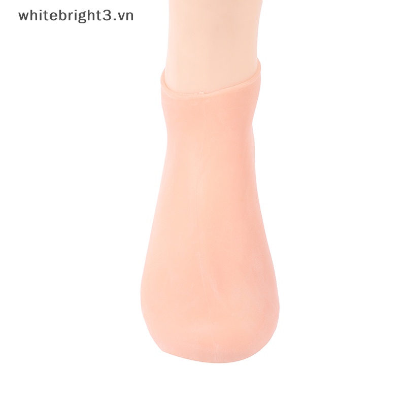 1 Đôi Tất Silicone Mềm Mại Giữ Ẩm Chống Nứt Nẻ Cho Da Chân