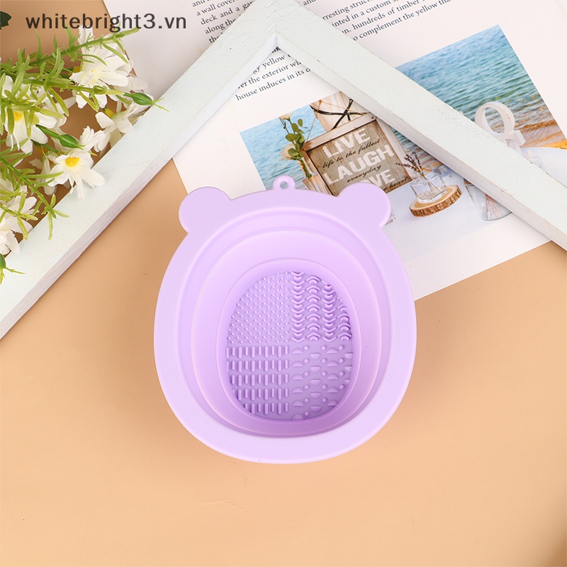 Miếng Silicone Vệ Sinh Cọ Trang Điểm Tiện Lợi