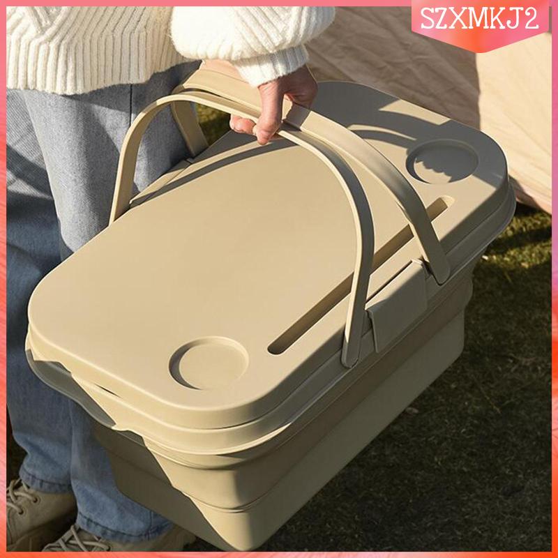 Giỏ Đựng Đồ Dùng Có Thể Gấp Gọn Tiện Dụng Mang Theo Cắm Trại / Dã Ngoại