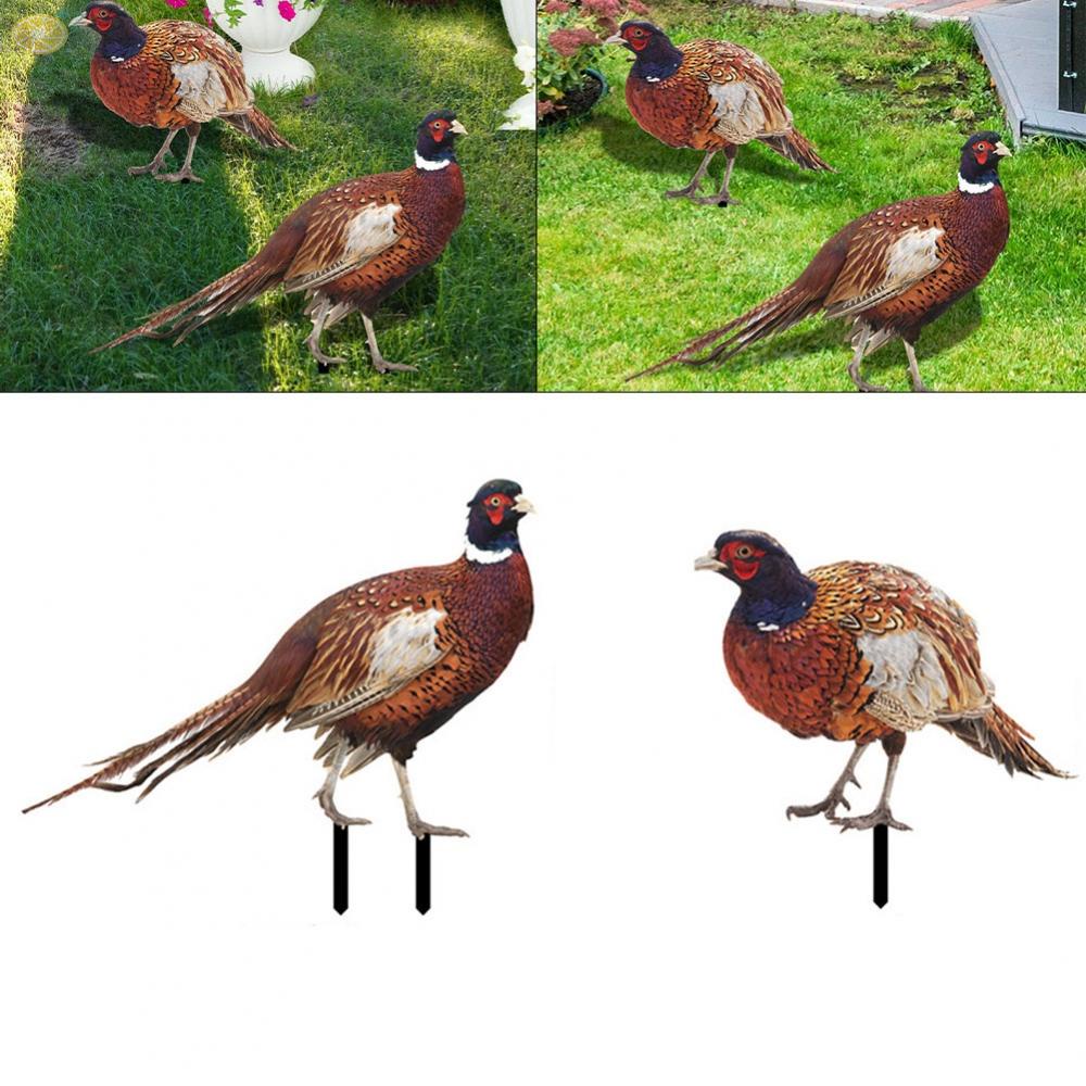 【VARSTR】Garden Ornament Rooster Decor Simulation Chicken Wildlife Animal Statue