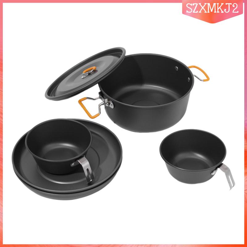 Bộ Dụng Cụ Nấu Ăn Chống Dính Tiện Lợi Khi Đi Du Lịch