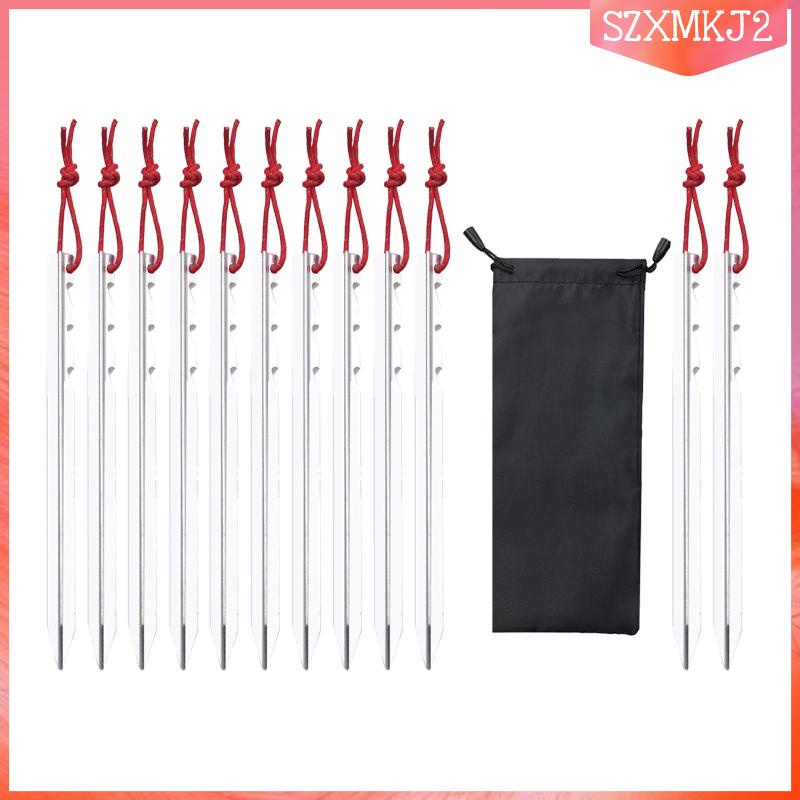 Cọc Giăng Lều Trại Kèm Túi Đựng Tiện Lợi