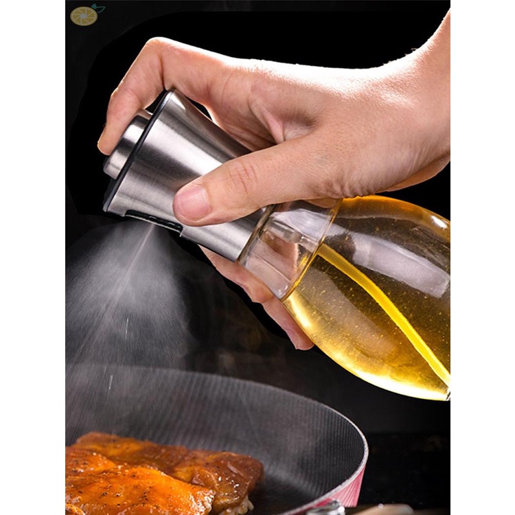 【VARSTR】Oil Sprayer 16.5x7cm 200ml Anti-corrosion Glass Olive Oil Sprayer Portable
