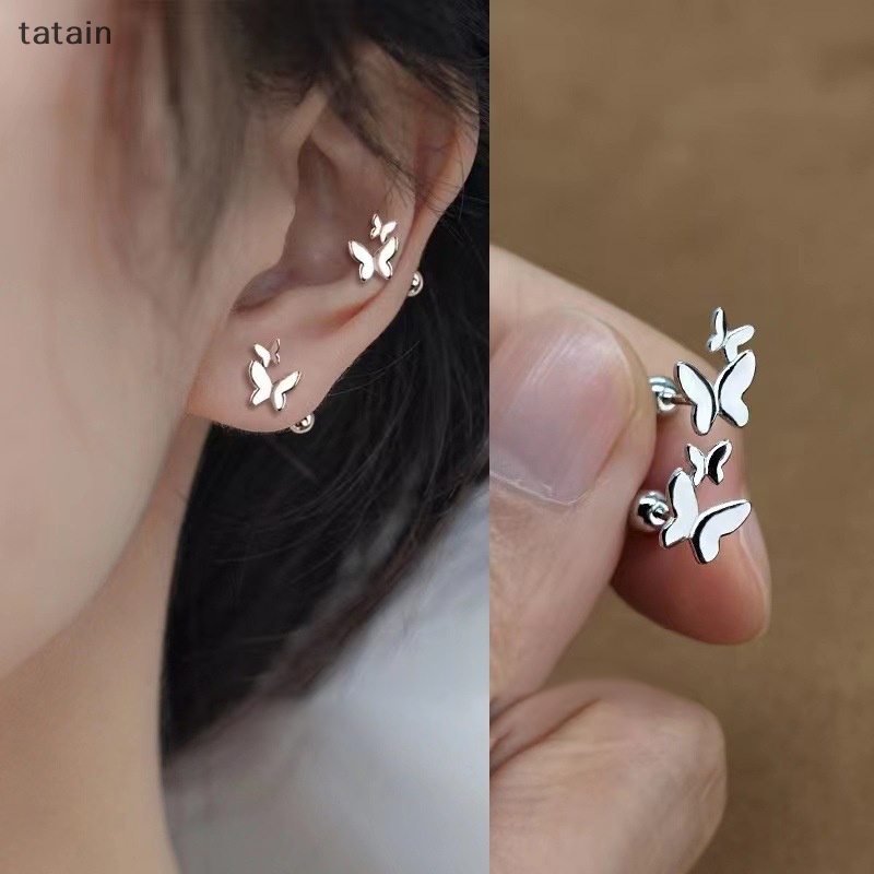 1 Cặp Khuyên Tai Hình Bướm Dạng Xoắn Ốc Cho Nữ